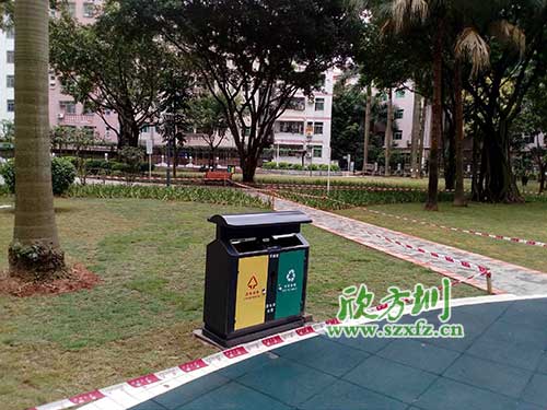 韶關機關鋼制垃圾桶，欣方圳量身定做
